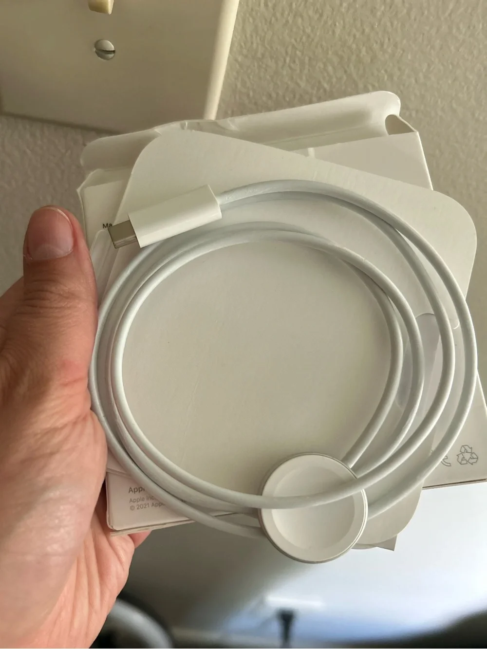Apple Watch Magnetic Fast Charger to USB‑C - White